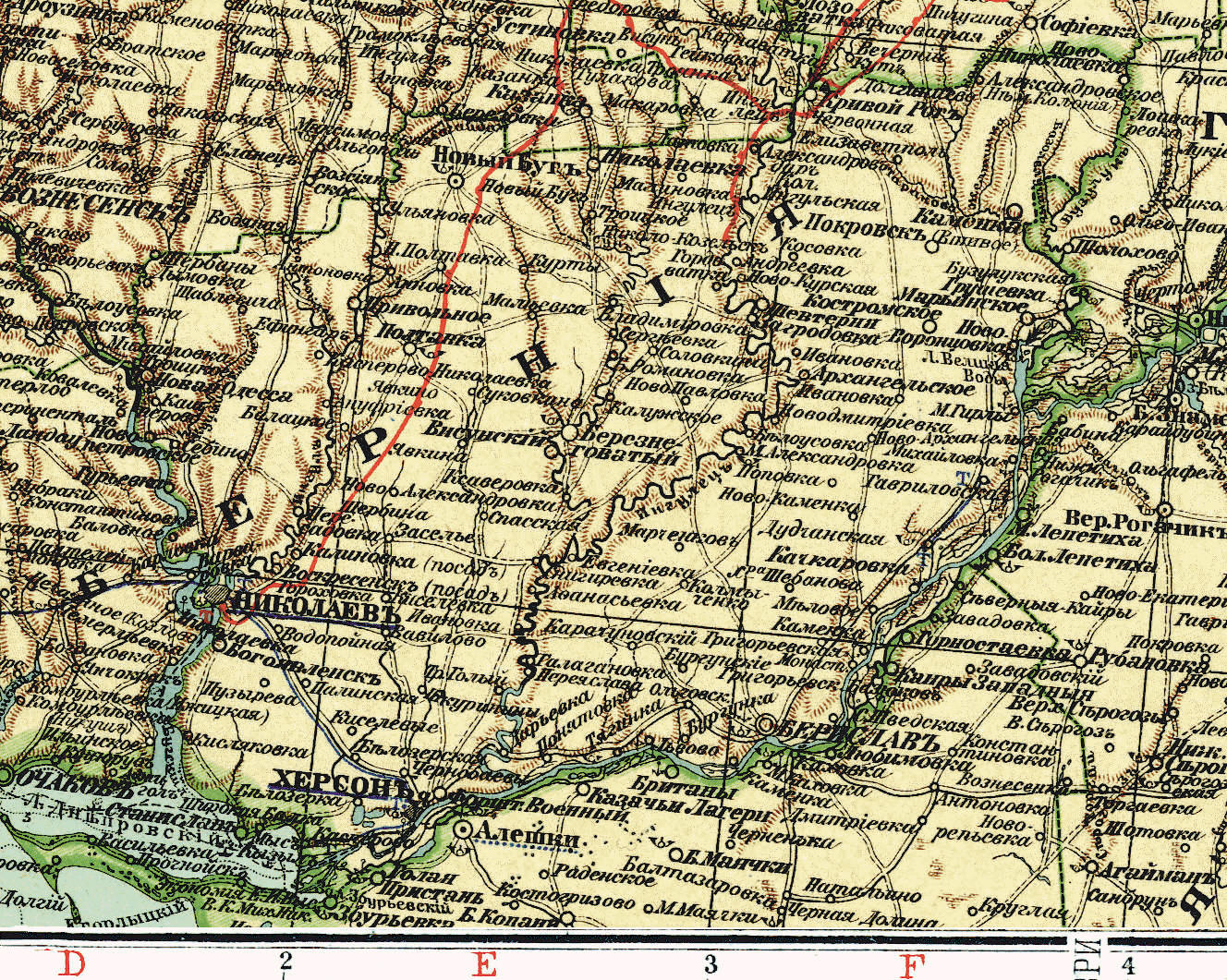 Херсонский уезд, 1903 год