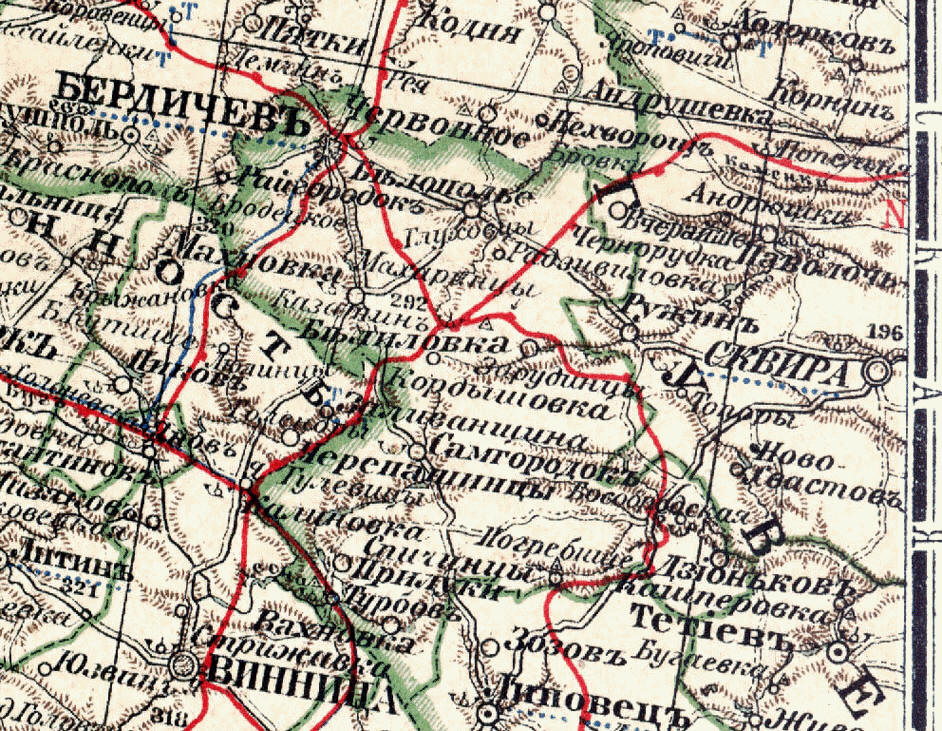 Бердичевский уезд, 1903 год