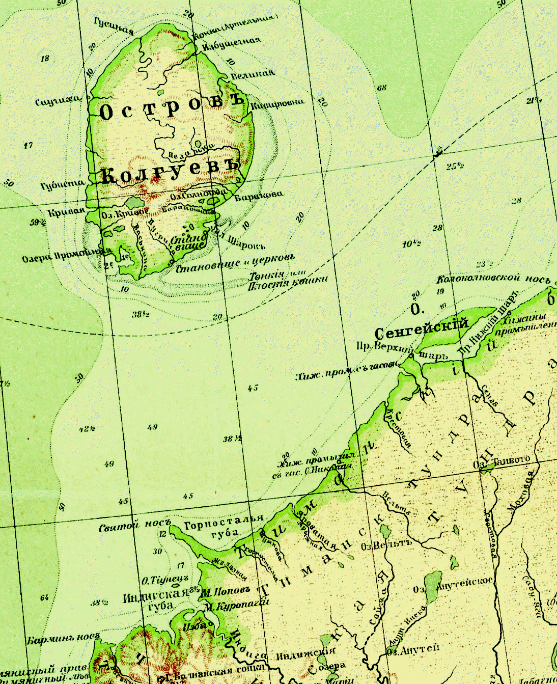 остров Колгуев - Тиманская тундра