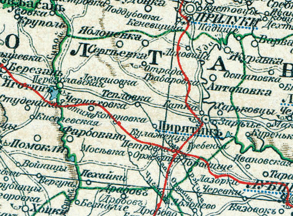 Пирятинский уезд, 1903 год