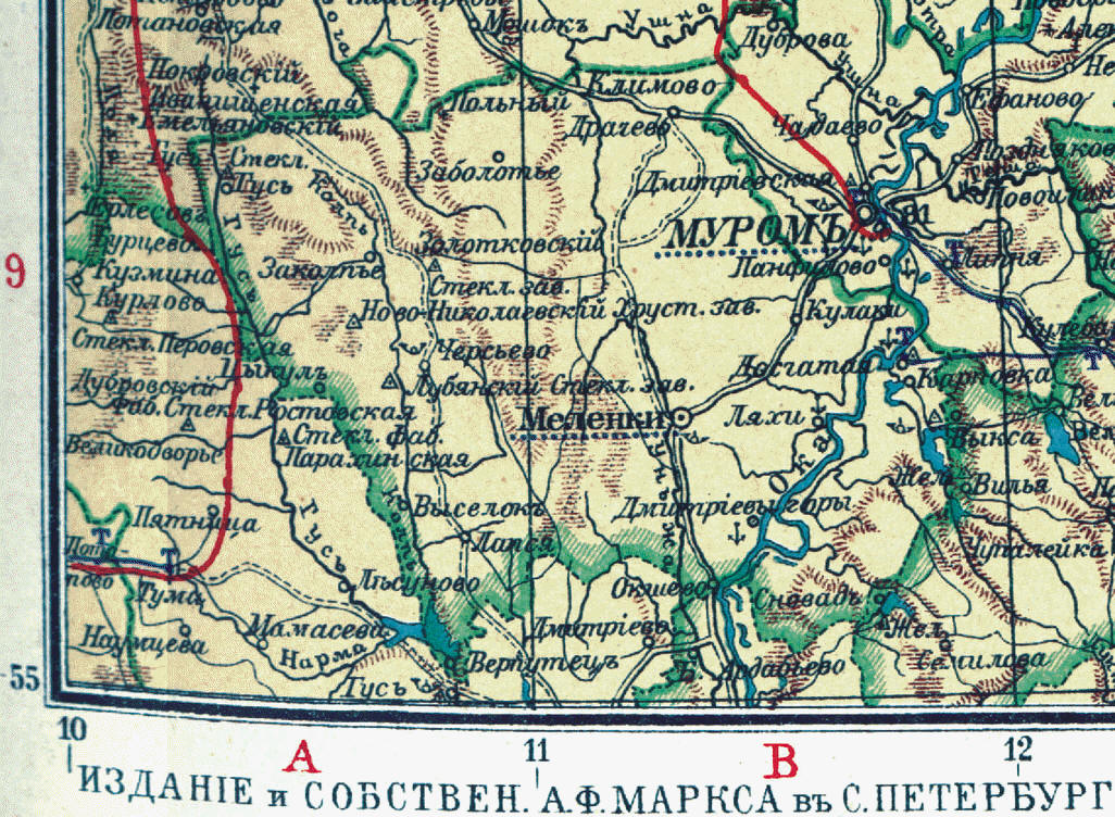 Меленковский уезд, 1903 год