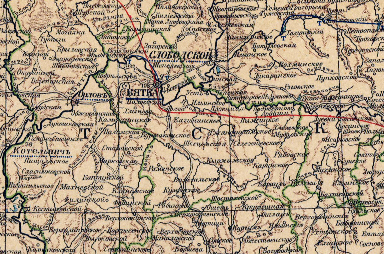 Вятский уезд, 1903 год